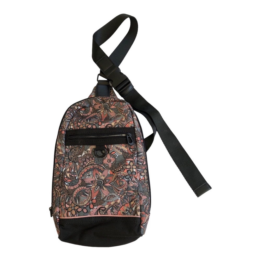 Sakroots Crossbody Sling Backpack Hiker Floral
